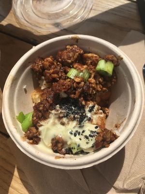 Tempeh tots  at The Cinnamon Snail in New York City
