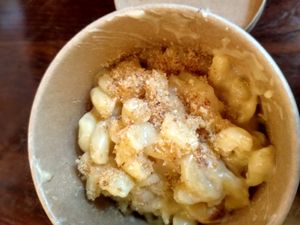 mac and cheese - amazing at The Cinnamon Snail in New York City