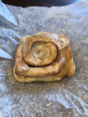 Classic cinnamon swirl at The Cinnamon Snail in New York City