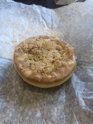 Apple crumble doughnut  at The Cinnamon Snail in New York City
