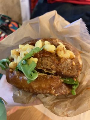 Beastmode Burger Delax at The Cinnamon Snail in New York City