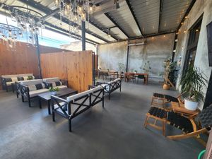 Restaurant has patio and inside seating at Brick & Bread in Broken Bow