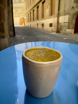 Soup of the day at Bio Fred in Geneva