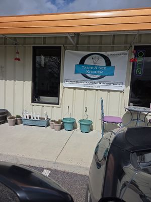 Outside front at O Taste and See in Wytheville