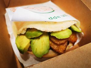 Arepa mulata at Arepa's Factory in Brussels