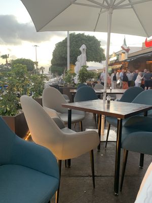 Outdoor seatingg  at Restaurante L'Italiano in Lanzarote