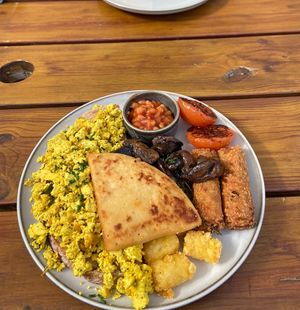 All day breakfast   at Jessie's  in Pitlochry