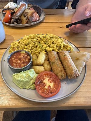 The best vegan breakfast!   at Jessie's  in Pitlochry