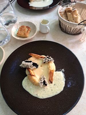 Main dish at La Table de Colette in Paris