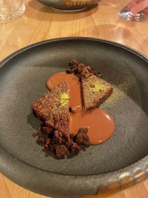 Chocolate (second dessert)  at La Table de Colette in Paris