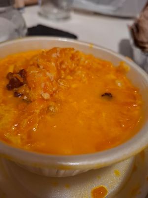 Grated carrots NOT vegan :( at Razdhani in Landshut