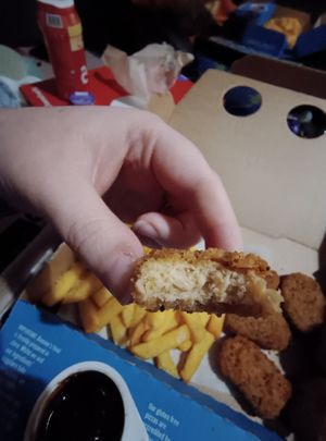 Vegan nuggets at Domino's Pizza in Castlebar