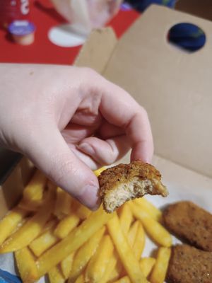 Vegan nuggets at Domino's Pizza in Castlebar