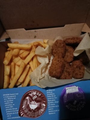 Nugget & fries combo box at Domino's Pizza in Castlebar