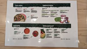 Menu at IAD - freshii - Terminal B in Dulles