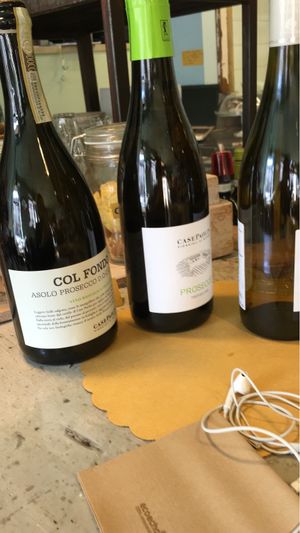 Some of the wines  at Piu Gusto Bio - Maybe closed in Verona