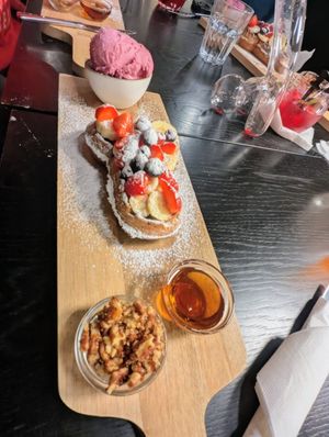 Waffle plate at The Icelandic Phallological Museum Cafe in Reykjavik