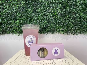 Sparkling Lemonade & Macarons at Drink Me! Tea & Treats in Tempe