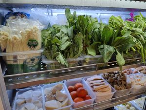 ingredients for mala at Shu Vegetarian 蔬方斋 - Yishun in North Singapore
