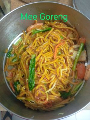 Mee Goreng at Shu Vegetarian 蔬方斋 - Yishun in North Singapore