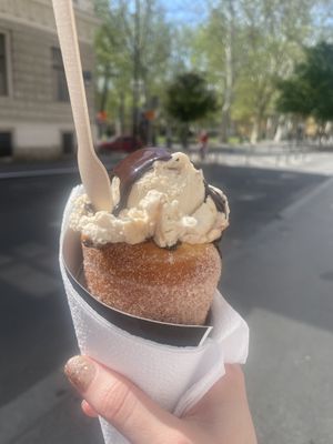 Snickers with dark chocolate   at Sisters Kurtoš in Zagreb