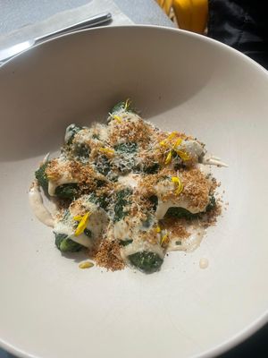 gnudi di spinaci  at Binomio Natural Bistrot - Maybe closed in Capoliveri