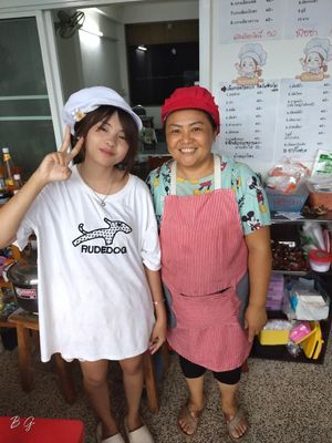 👍 at Nong Ping's Not Boring Vegetarian Restaurant in Phayao