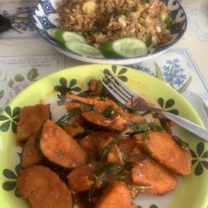   at Nong Ping's Not Boring Vegetarian Restaurant in Phayao