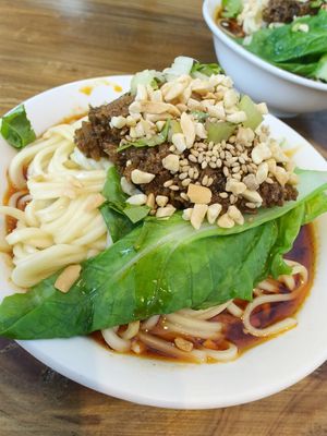 Za Jiang Mian ~ Mar 25 at Su Shan Mian - 素山面素食 - 文殊院店 in Chengdu
