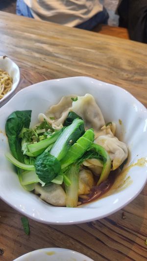 Dumplings at Su Shan Mian - 素山面素食 - 文殊院店 in Chengdu