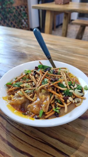 Spicy flavourful (sauce esque) dish at Su Shan Mian - 素山面素食 - 文殊院店 in Chengdu