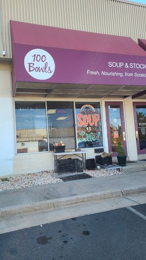 100 Bowls-storefront at 100 Bowls of Soup in Herndon