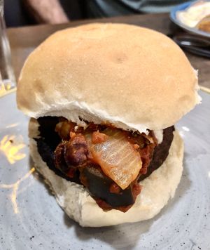 Taco burger  at Maggie Mays - Botanic in Belfast