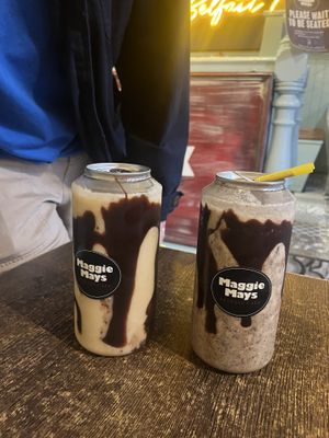 milkshakes  at Maggie Mays - Botanic in Belfast