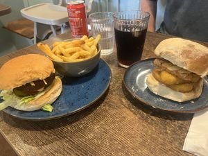 big mags and breakfast bap   at Maggie Mays - Botanic in Belfast