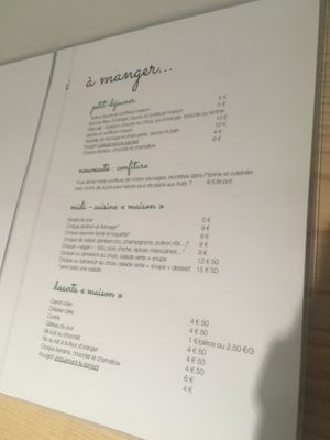 Croque tofu à la carte   at Green Café in Orleans