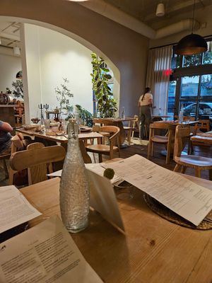 Beautiful dining room at Eat Real on Main  in Santa Clarita