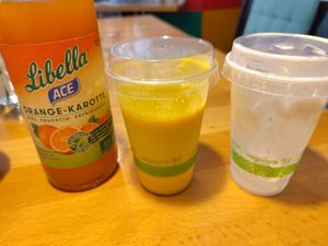 Veganer Lassi und veganer Ayran at Vegöner - Süd  in Nuremberg