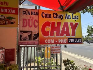 The restaurant   at Tiệm Chay An Lac in Lam Dong