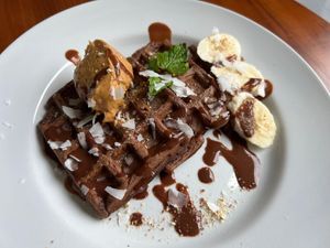 You can choose your topping at O Baba Vegan in Denpasar