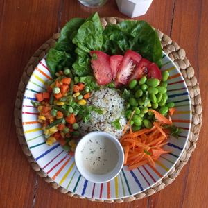 Choose your salad Bowl at O Baba Vegan, also happy to custome your bowls🤭 at O Baba Vegan in Denpasar