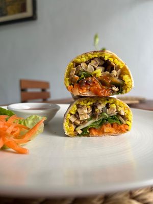 Wrap is always good😉 at O Baba Vegan in Denpasar