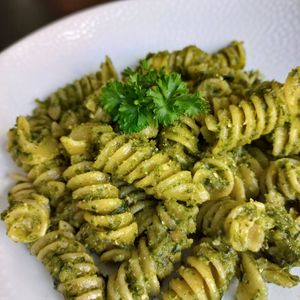 Pesto pasta😉 at O Baba Vegan in Denpasar