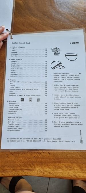  at O Baba Vegan in Denpasar