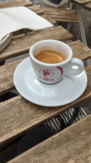 Italian coffee at From Julia in Salzburg