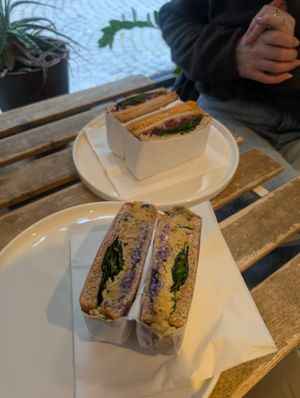 Vegan Tuna Sandwich & Vegan Schnitzel Sandwich at From Julia in Salzburg