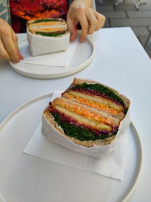 Schnitzelsandwich at From Julia in Salzburg