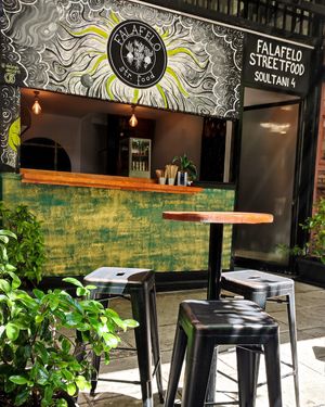 Store Front at Falafelo Street Food in Athens