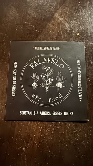 Falafelo  at Falafelo Street Food in Athens