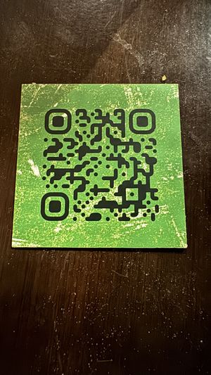 Their QR code  at Falafelo Street Food in Athens